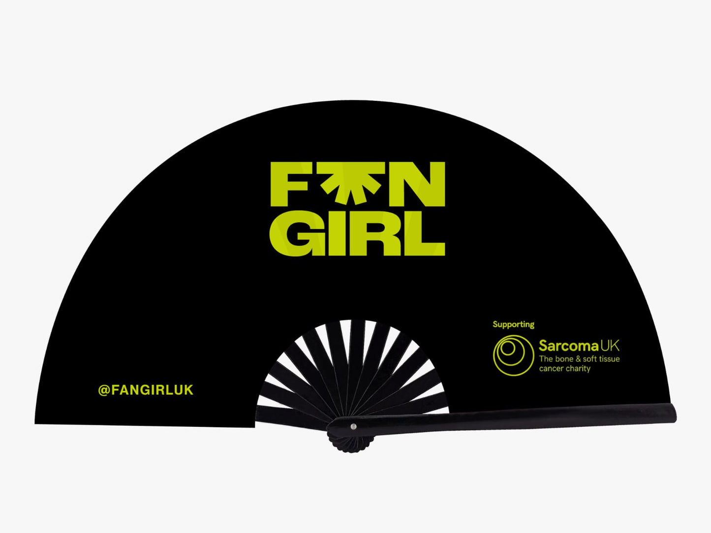 Biggest Fan Black Large Wooden Fan